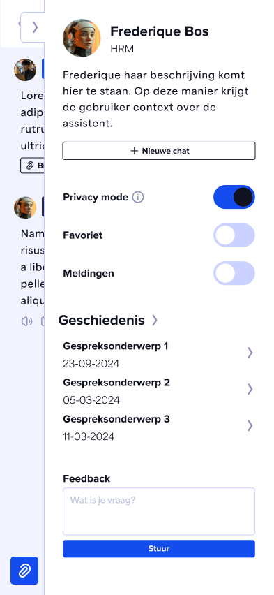 JobSolve mobiel: profiel en privacy-instellingen